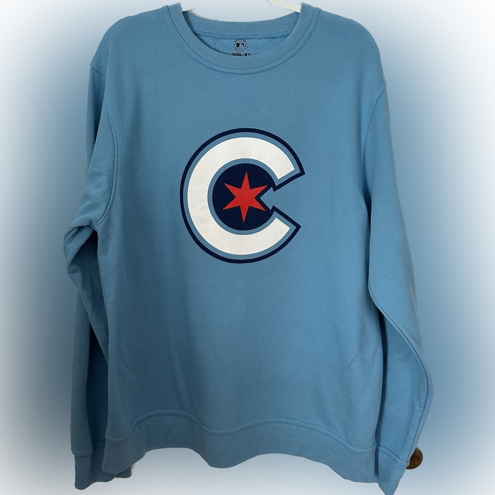 MLB Stitches Chicago Cubs Crew Neck | Size L